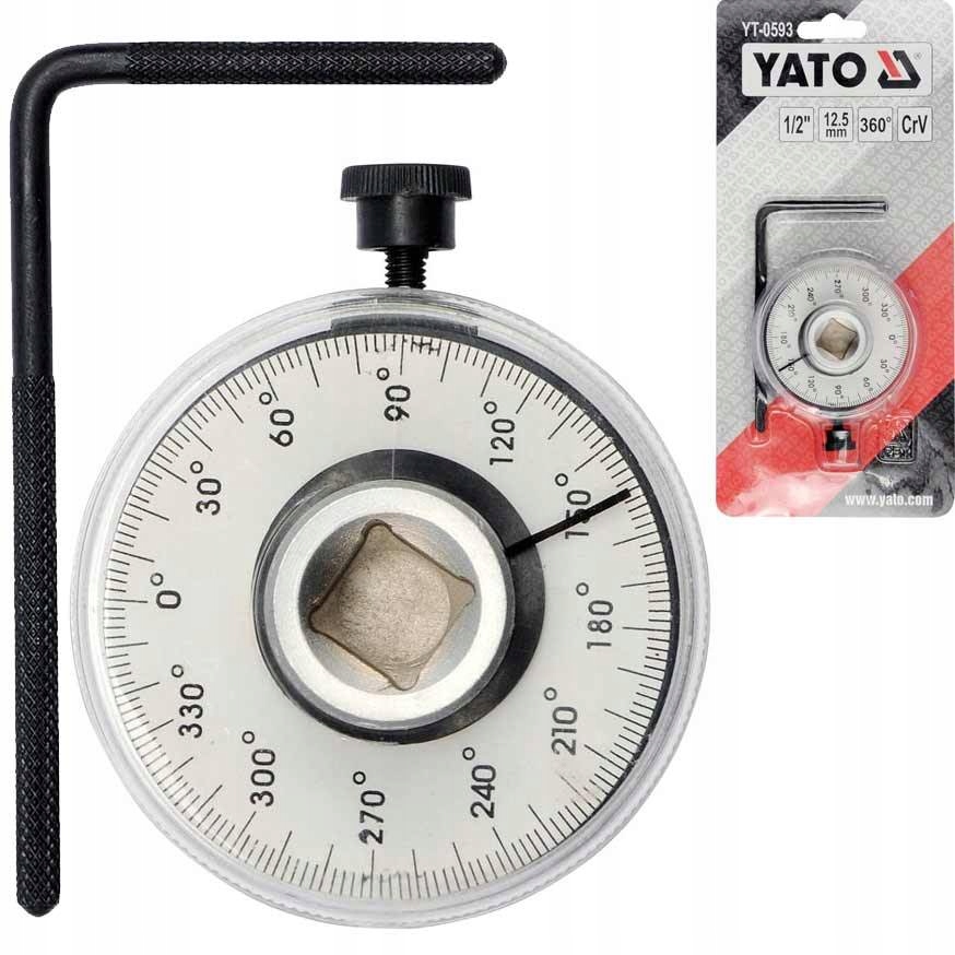 

Yato Kątomierz Do Dokręcania Śrub 1/2 360 Stopni