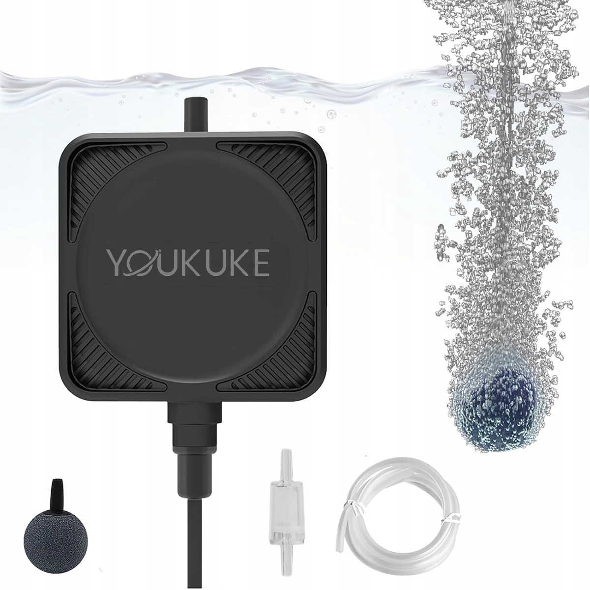 Nejtišší pumpa – provzdušňovač do akvária, tichý a účinný, 450 ml/mi