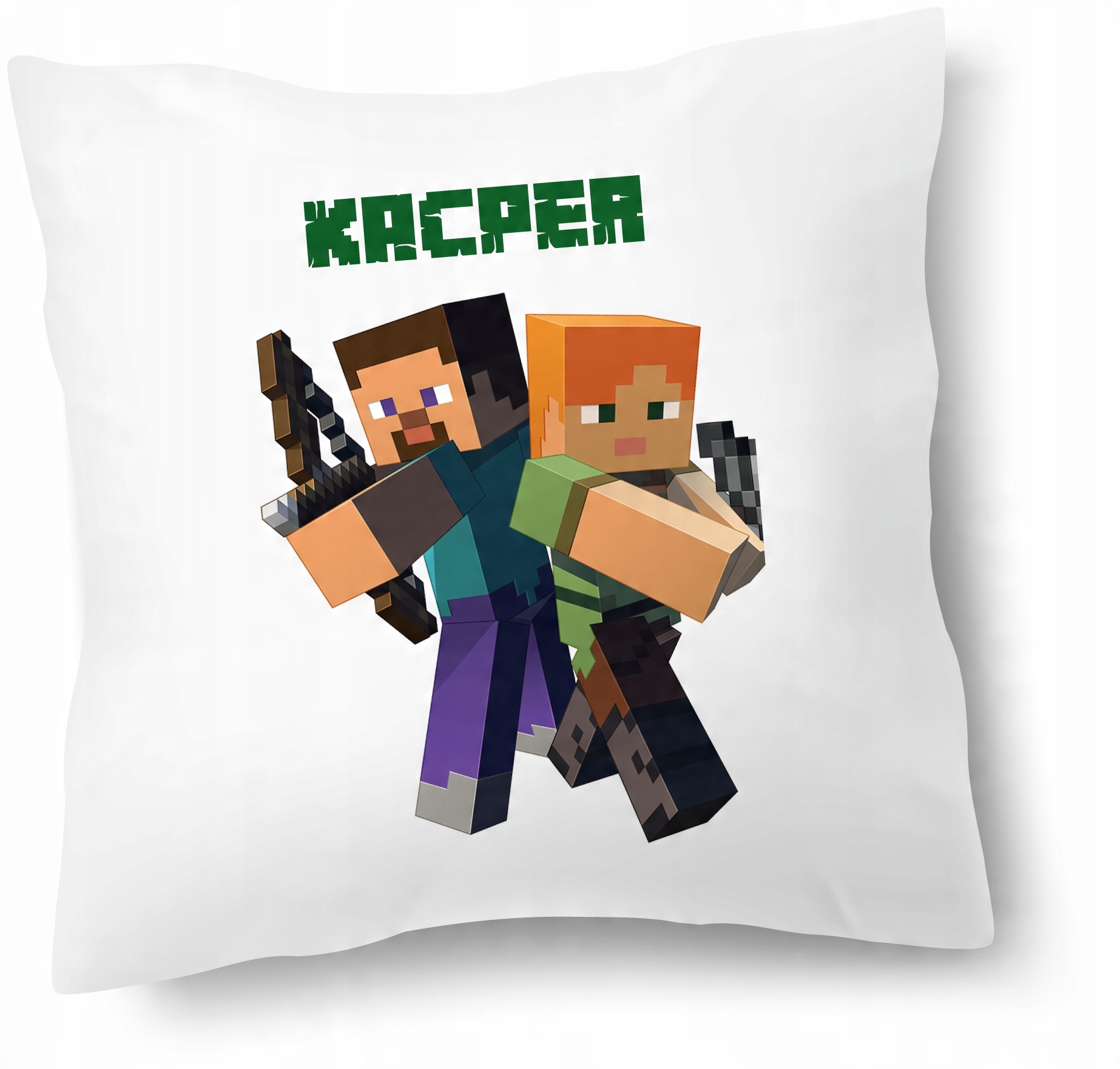 

Poduszka z motywem Minecraft Imię Dziecka