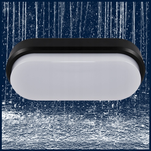LAMPA ŚCIENNA SUFITOWA ZEWNĘTRZNA PLAFON ŁAZIENKOWY LED 12W IP65 Rodzaj gwintu zintegrowane źródło LED
