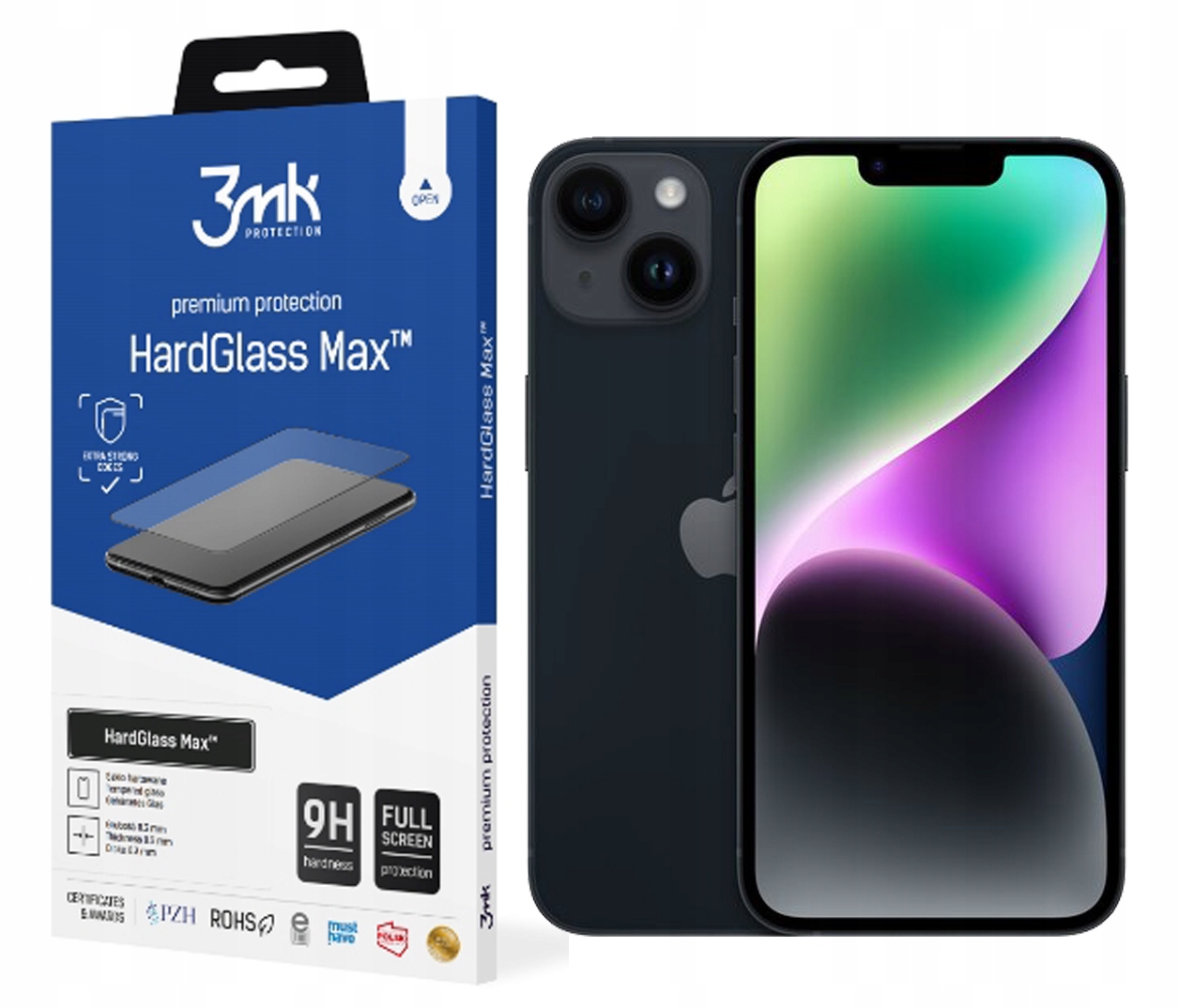 

Szkło Hardglass Max 3MK do iPhone 14 6,1"