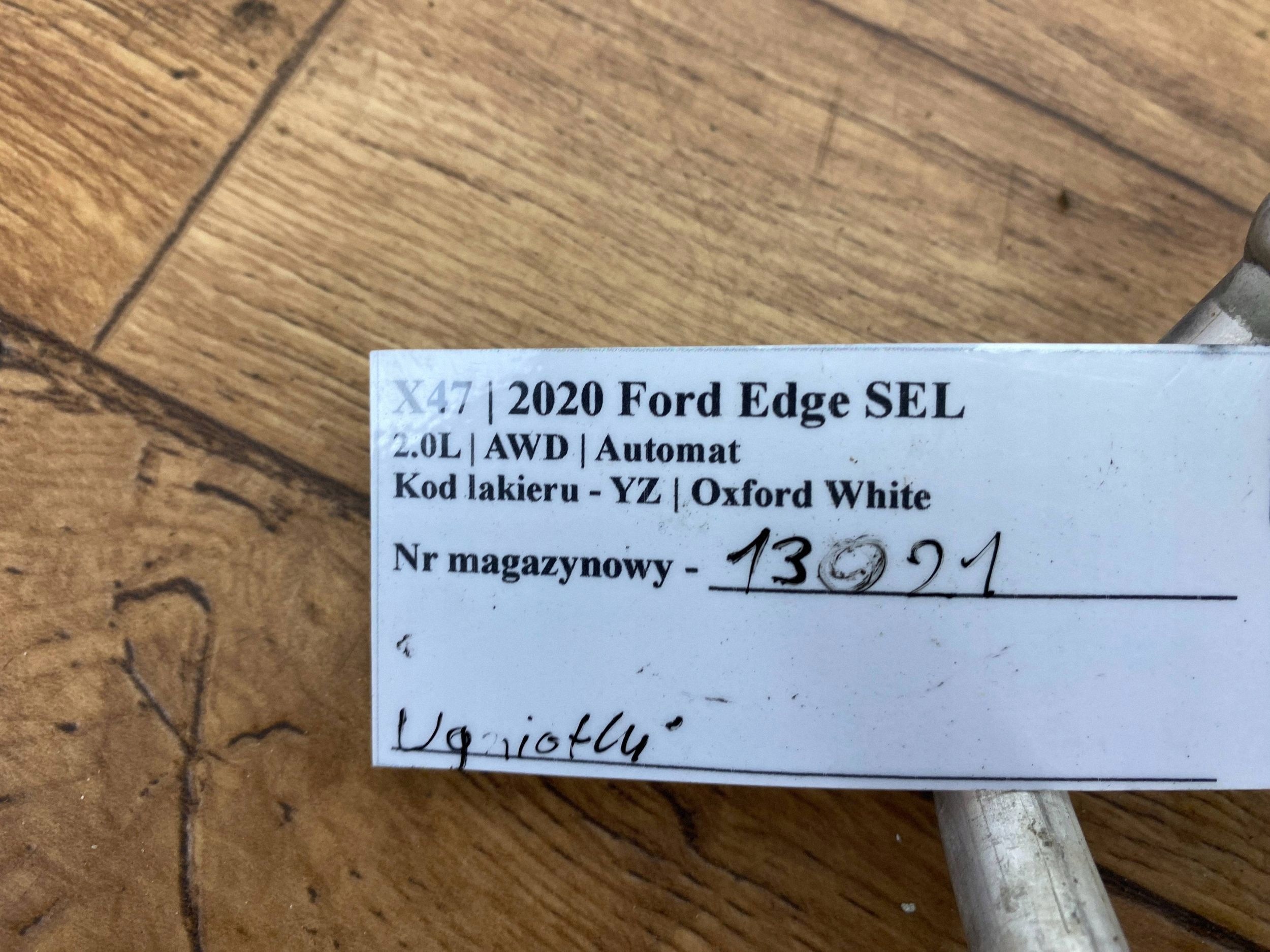 oil line Ford Edge II 2019+
