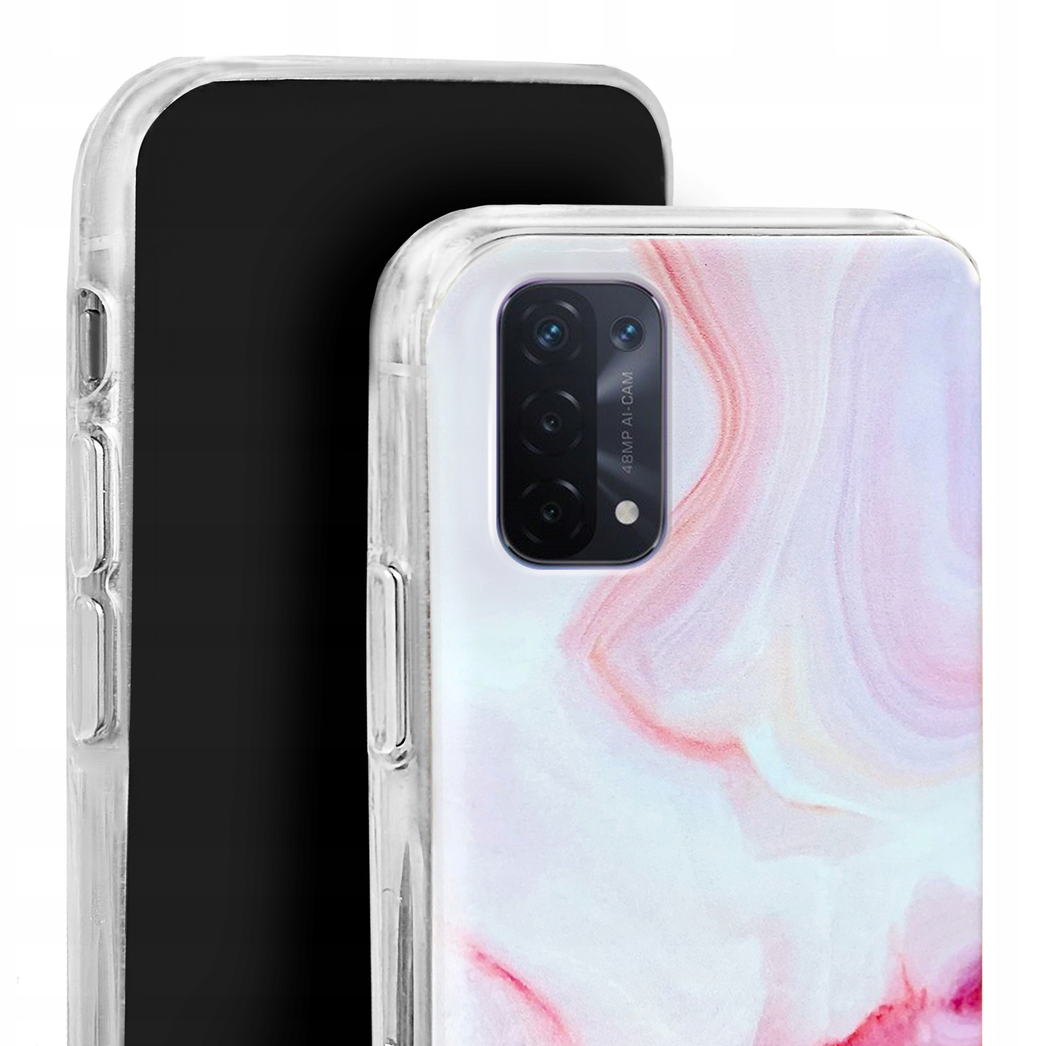 

Etui do Oppo A74 5G / A54 5G case wzory + Szkło