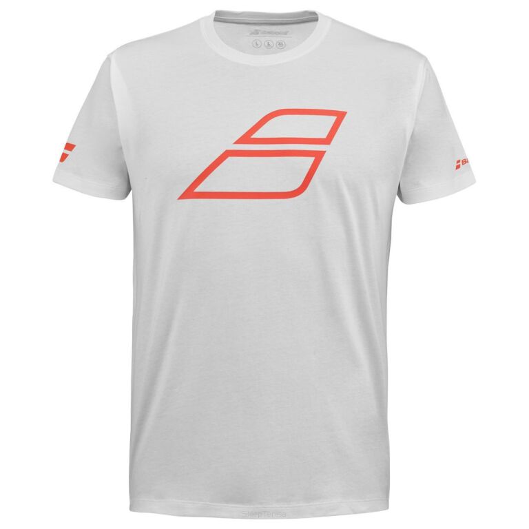 Koszulka tenisowa Babolat Strike Cotton Tee biała r.XXL