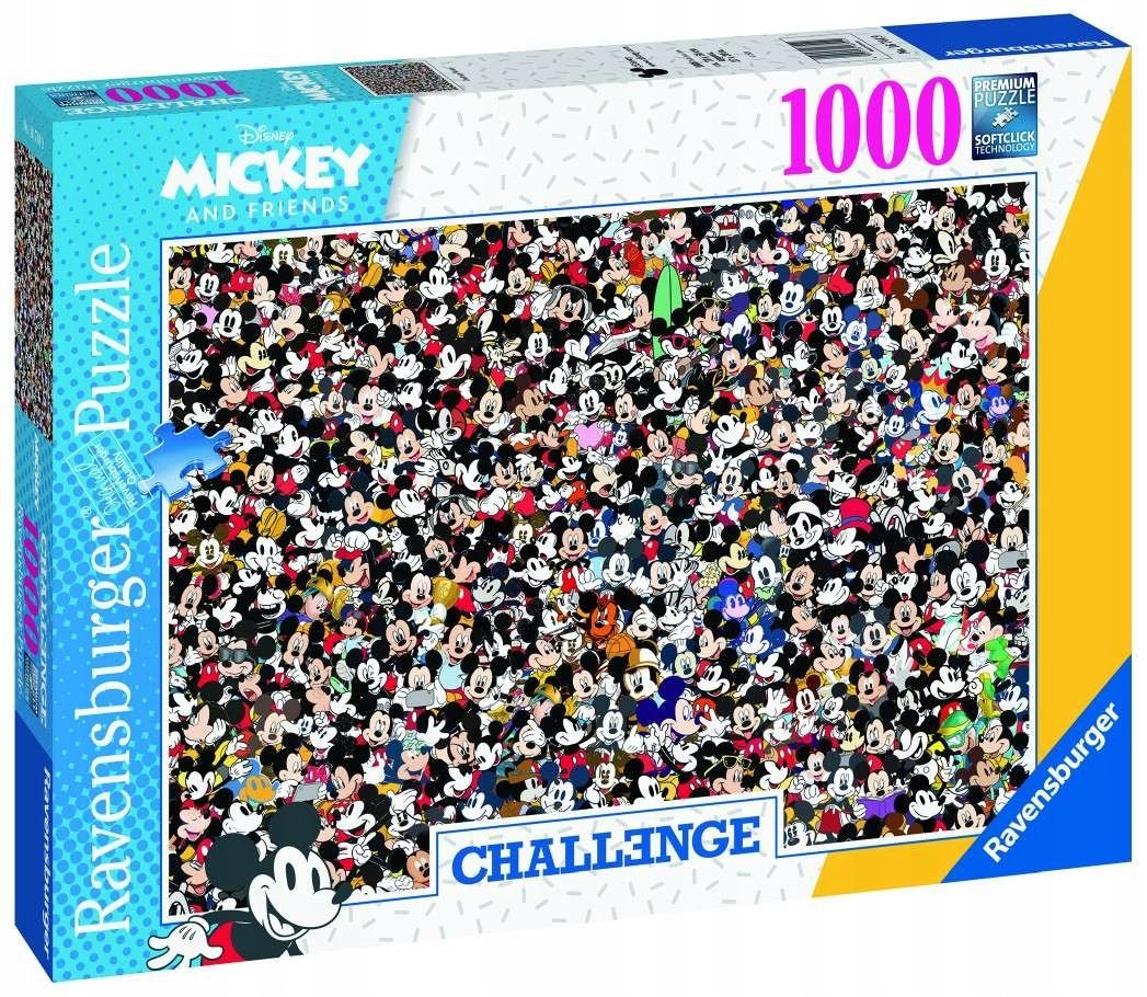 

Ravensburger Puzzle 1000 el. Challenge Mickey