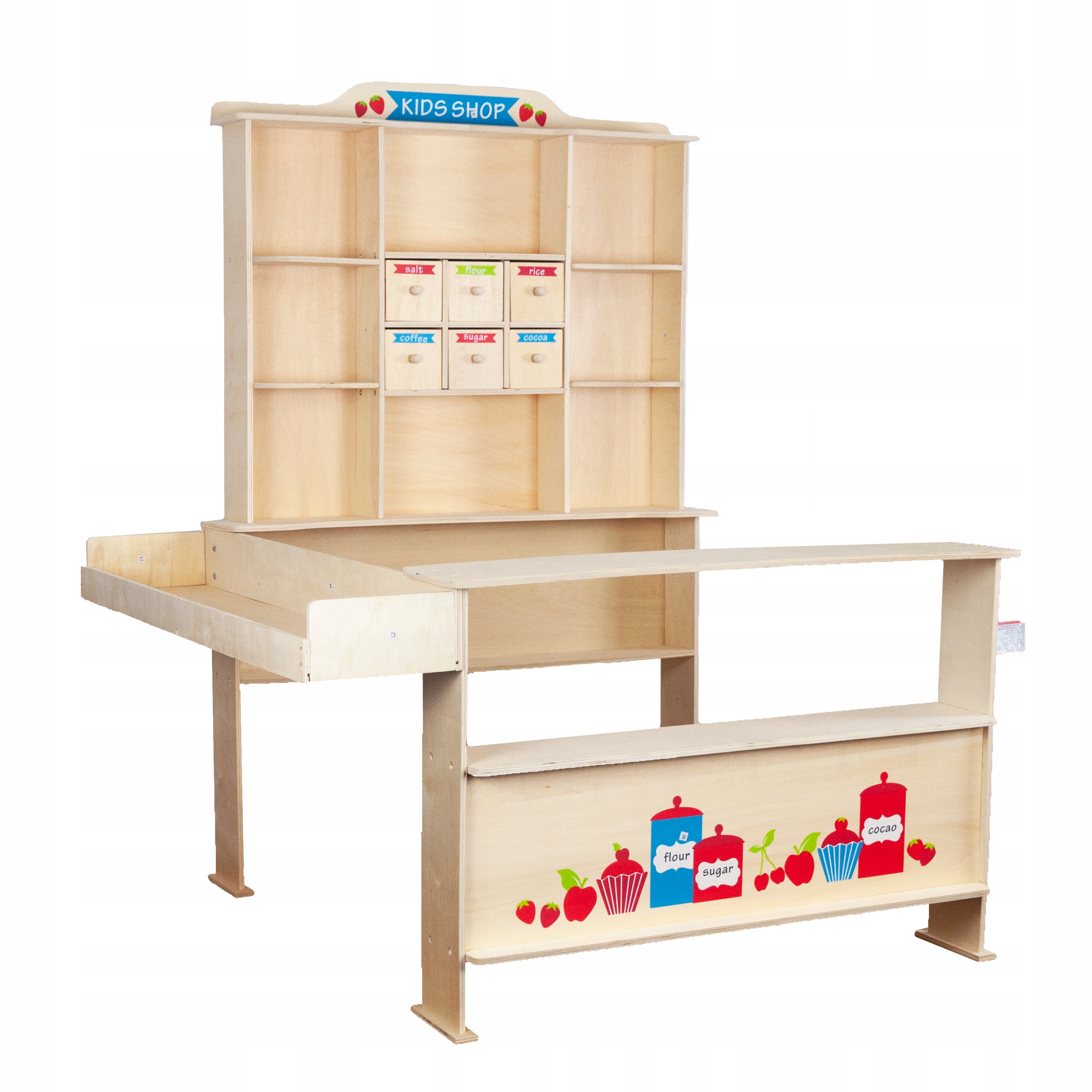 прилавок МАГАЗИН ДЕРЕВЯННЫЙ большой ливня в детский сад