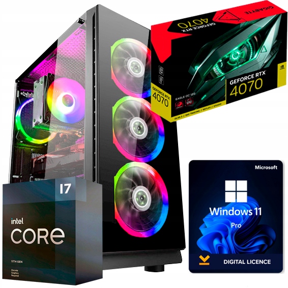 Počítač Gamer Evolution i7-12700KF 32GB/1TB Ssd Rtx 4070 12GB