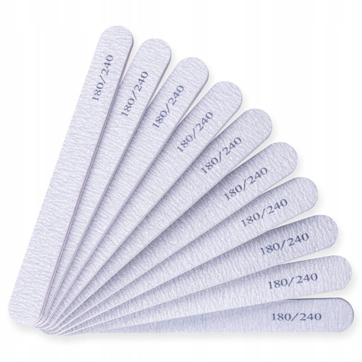 

Pilnik do paznokci prosty 180/240 zebra 50 sztuk