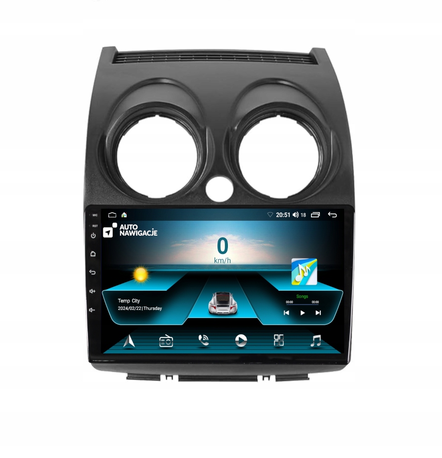 Gps Navigace Nissan Rogue 2007-2015 Android 2GB 64GB