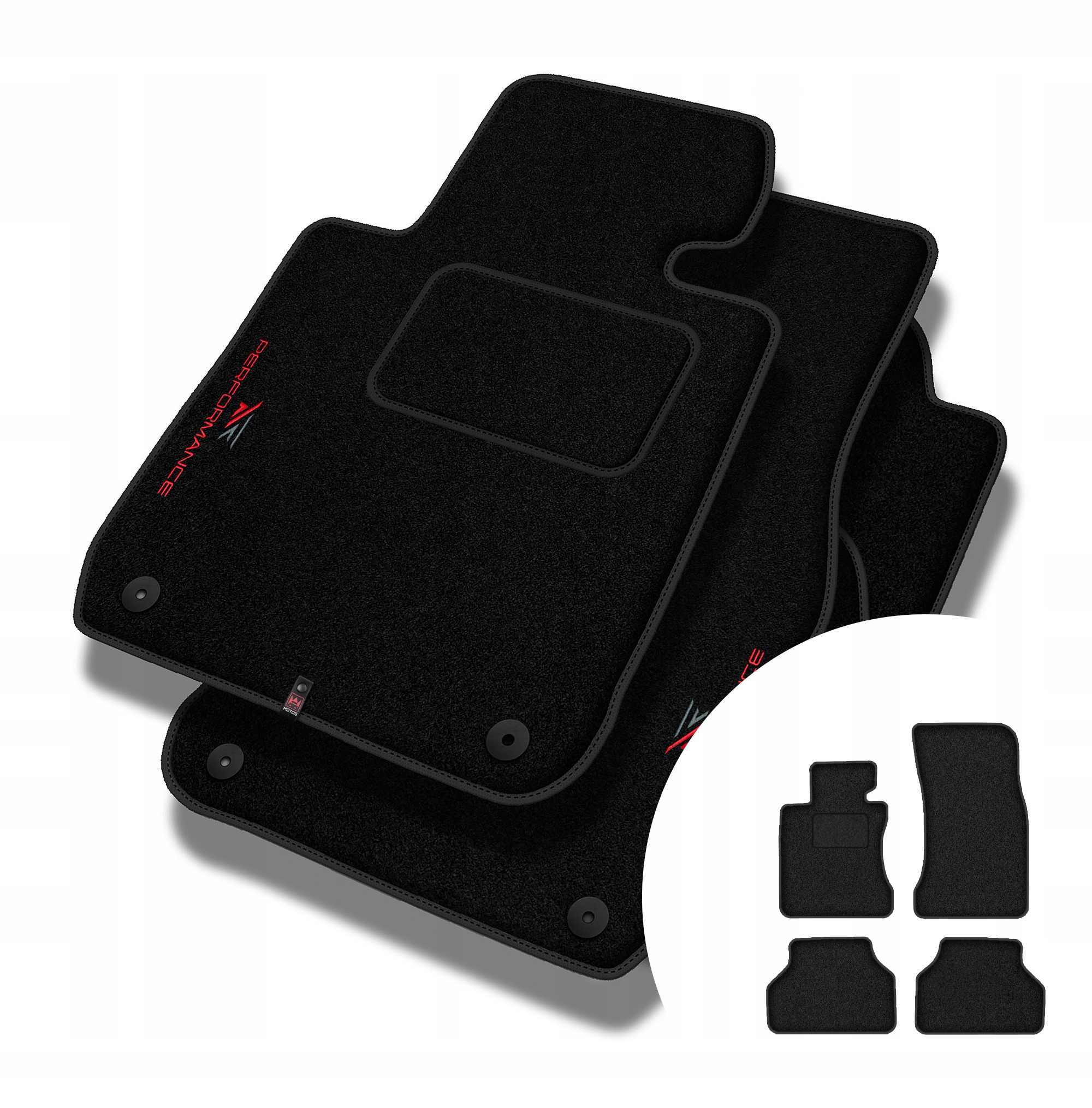 Velurové koberce Performance pro Bmw řady 5 E61 2003-2010