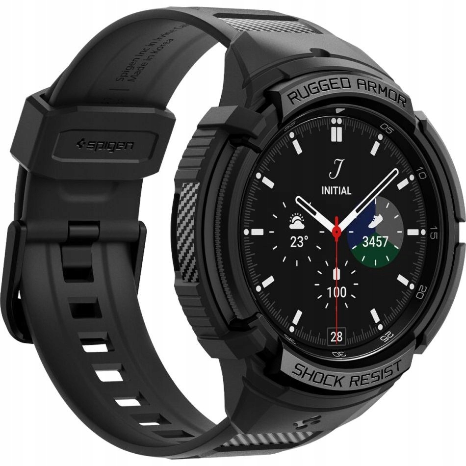 Pásek pouzdro Spigen Rugged Armor Pro pro Galaxy Watch 6 Classic 47 mm, na ruku