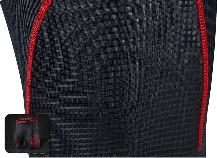 MAJTKI ROWEROWE KOLARSKIE X-TIGER EKSTRA TERMIKA Kolor czarny