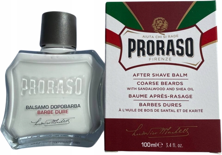 

Balsam po goleniu Proraso Coarsebeard sandałowy