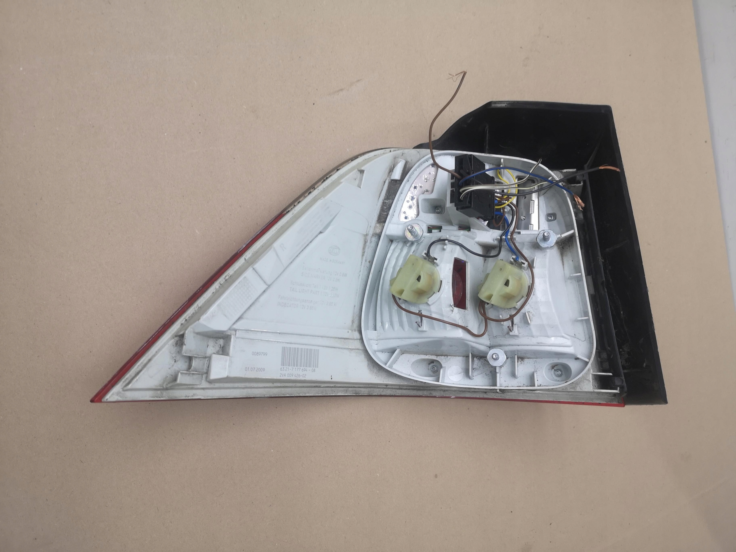 фонарь правый задний в крыло BMW 5 E61 универсал рестайлинг led 7177694