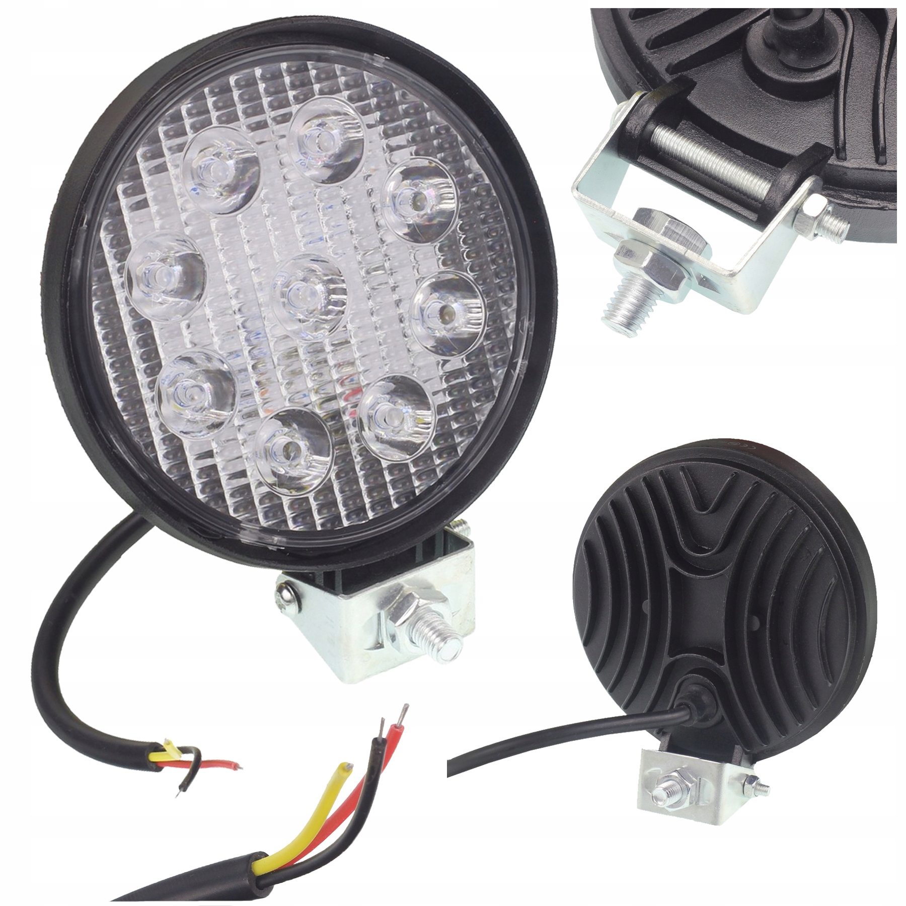 

Lampa Robocza 9 Led halogen 12V 24V IP67 E9