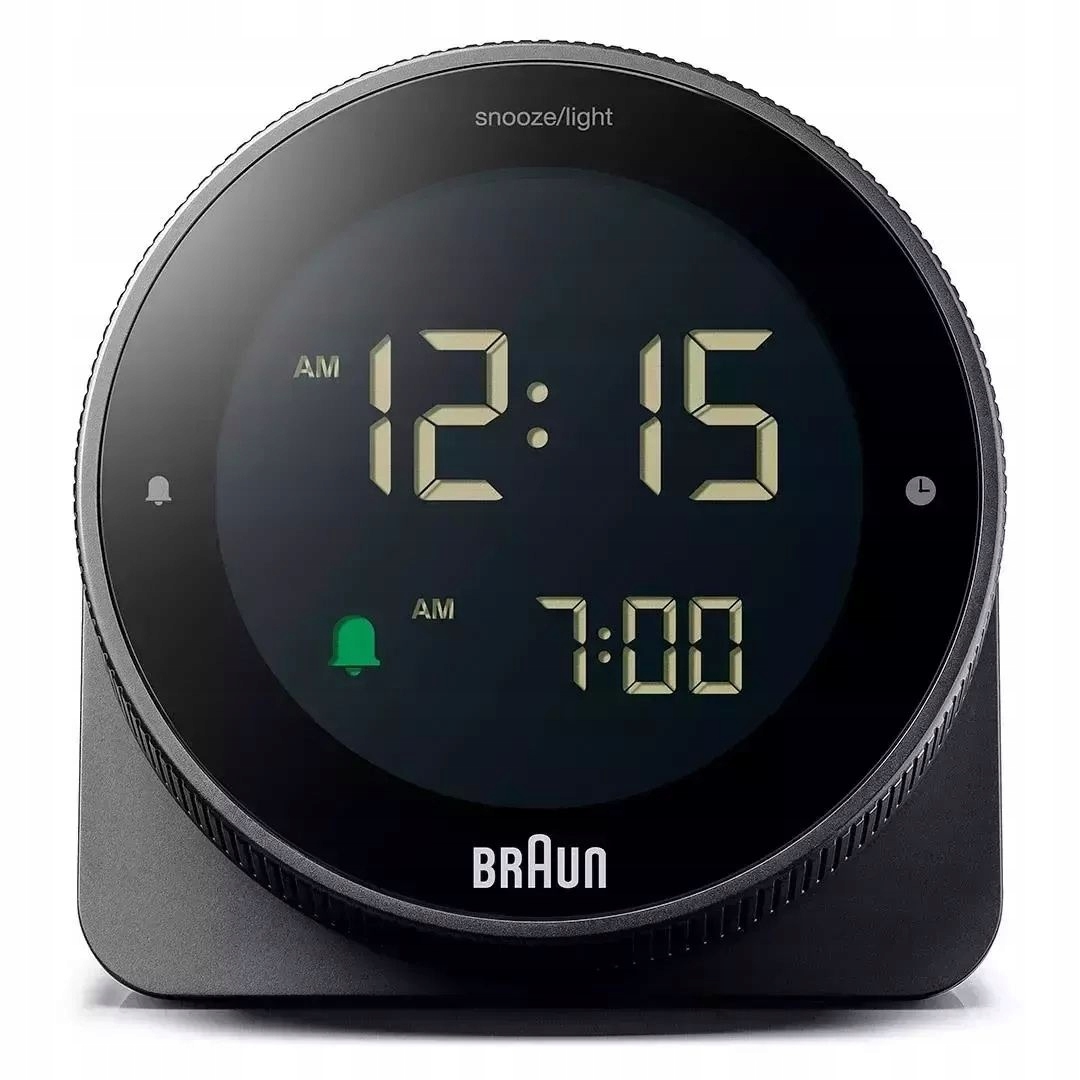 Budík Braun BC24 crescendo Alarm podsvícení na nočním stolku