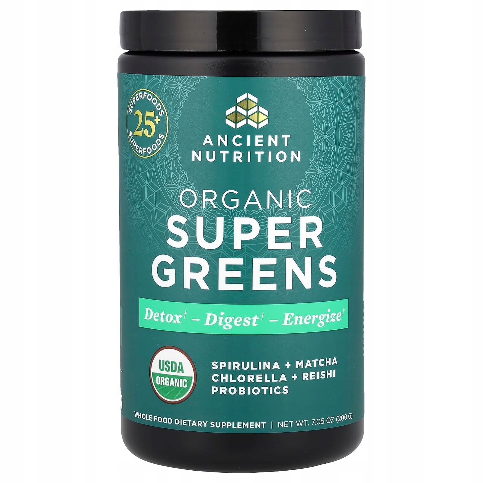 Ancient Nutrition, Organic Greens, 200 g