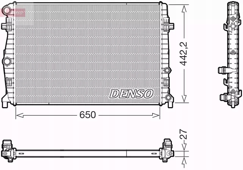 DENSO CHŁODNICA WODY DRM32058 Producent części Denso