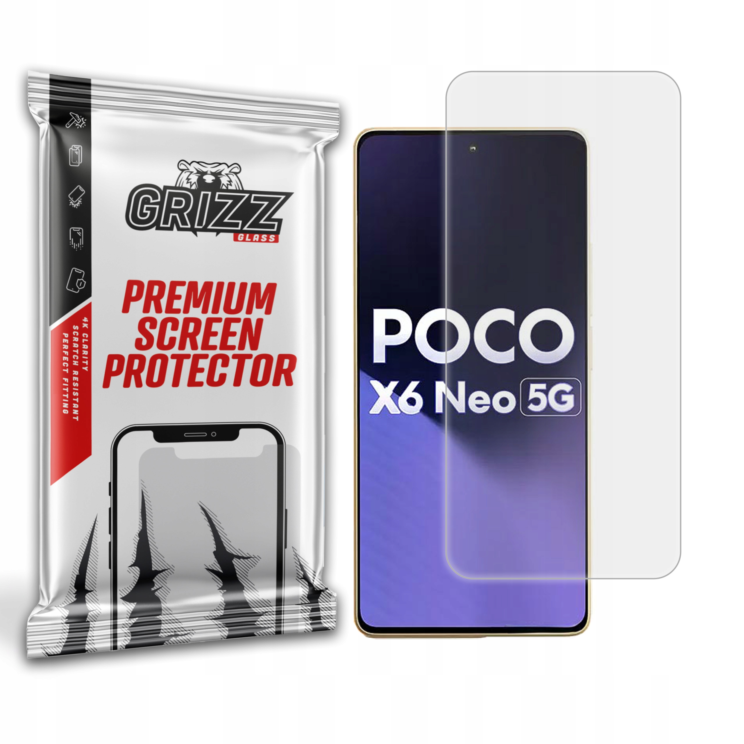 Antyodciskowa folia ochronna do Xiaomi Poco X6 Neo