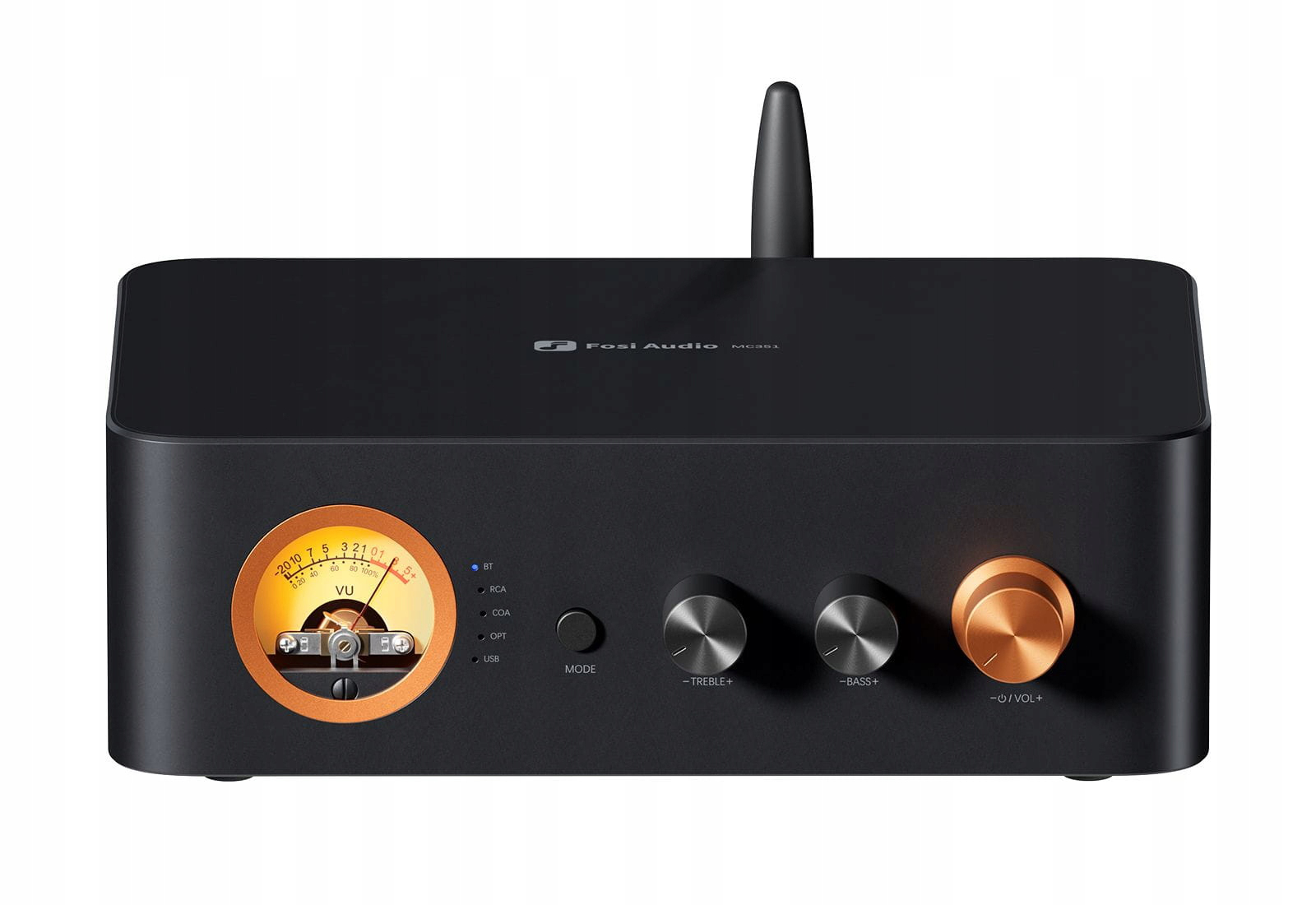 Fosi Audio MC351 2.1| Dac Bluetooth 5.3 Miernik Vu Korektor dźwięku