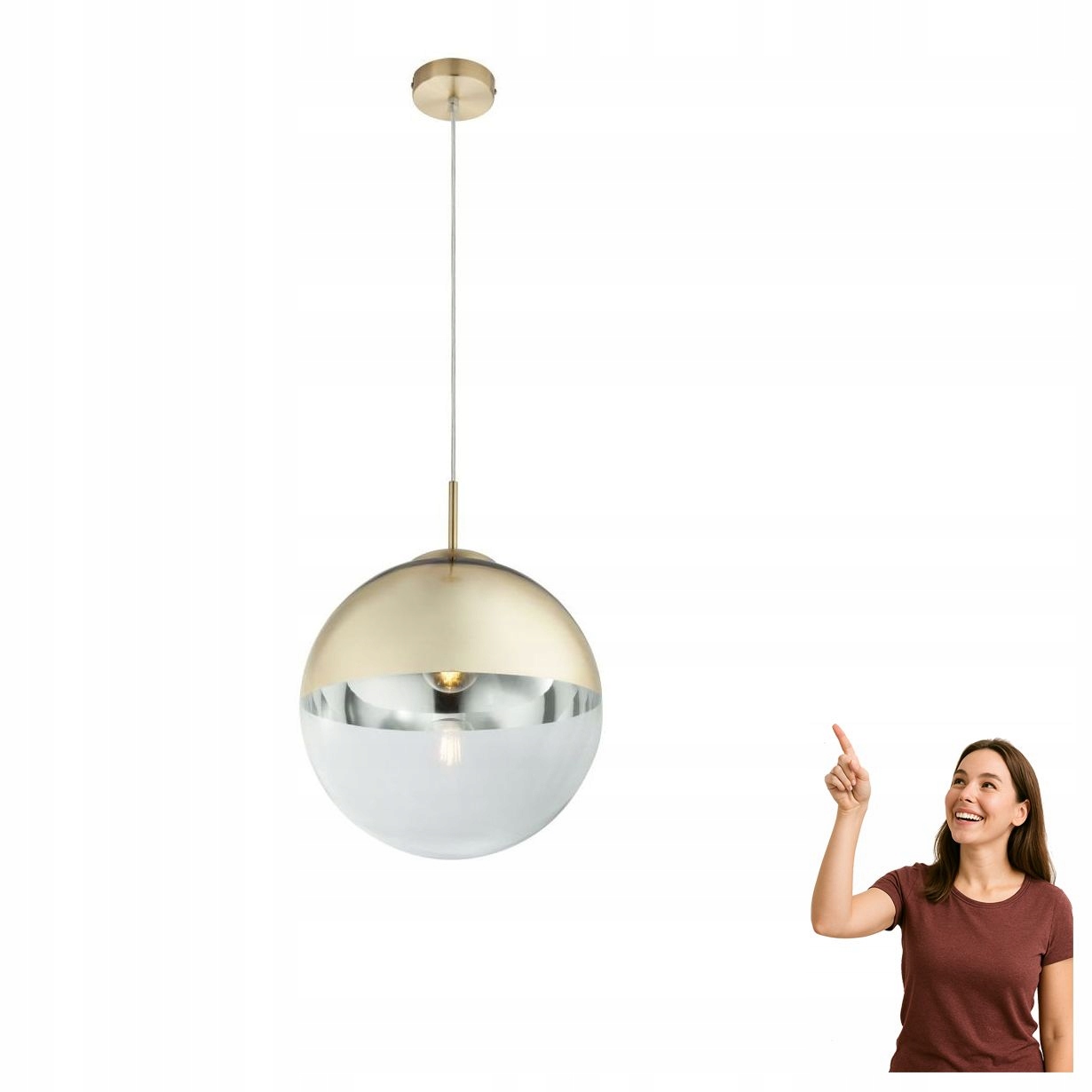 Závěsné svítidlo Varus 15857 Globo