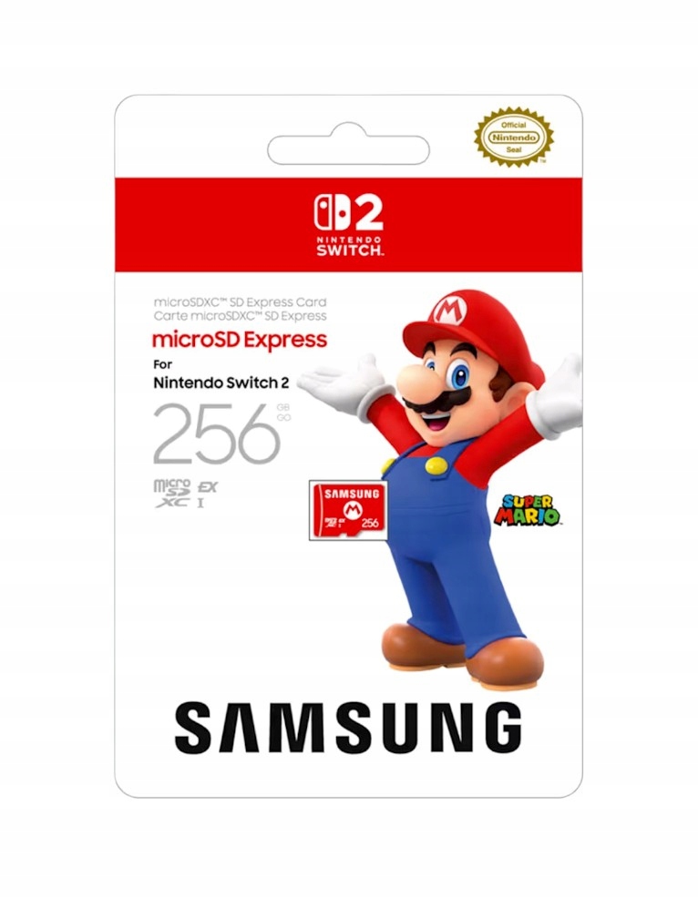 Pamäťová Karta Samsung Microsd Express 256GB Pre Konzolu Nintendo Switch 2