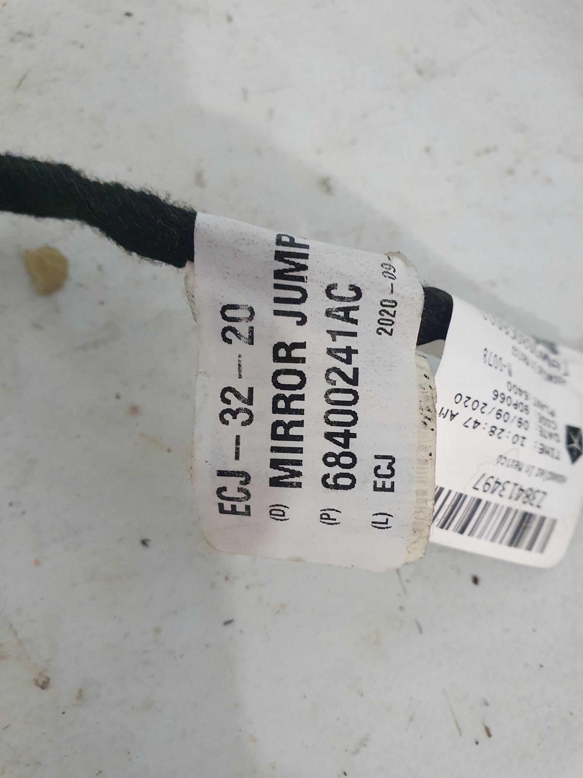 Chrysler Pacifica II 17- bundle wiring sensor windows Czolowej