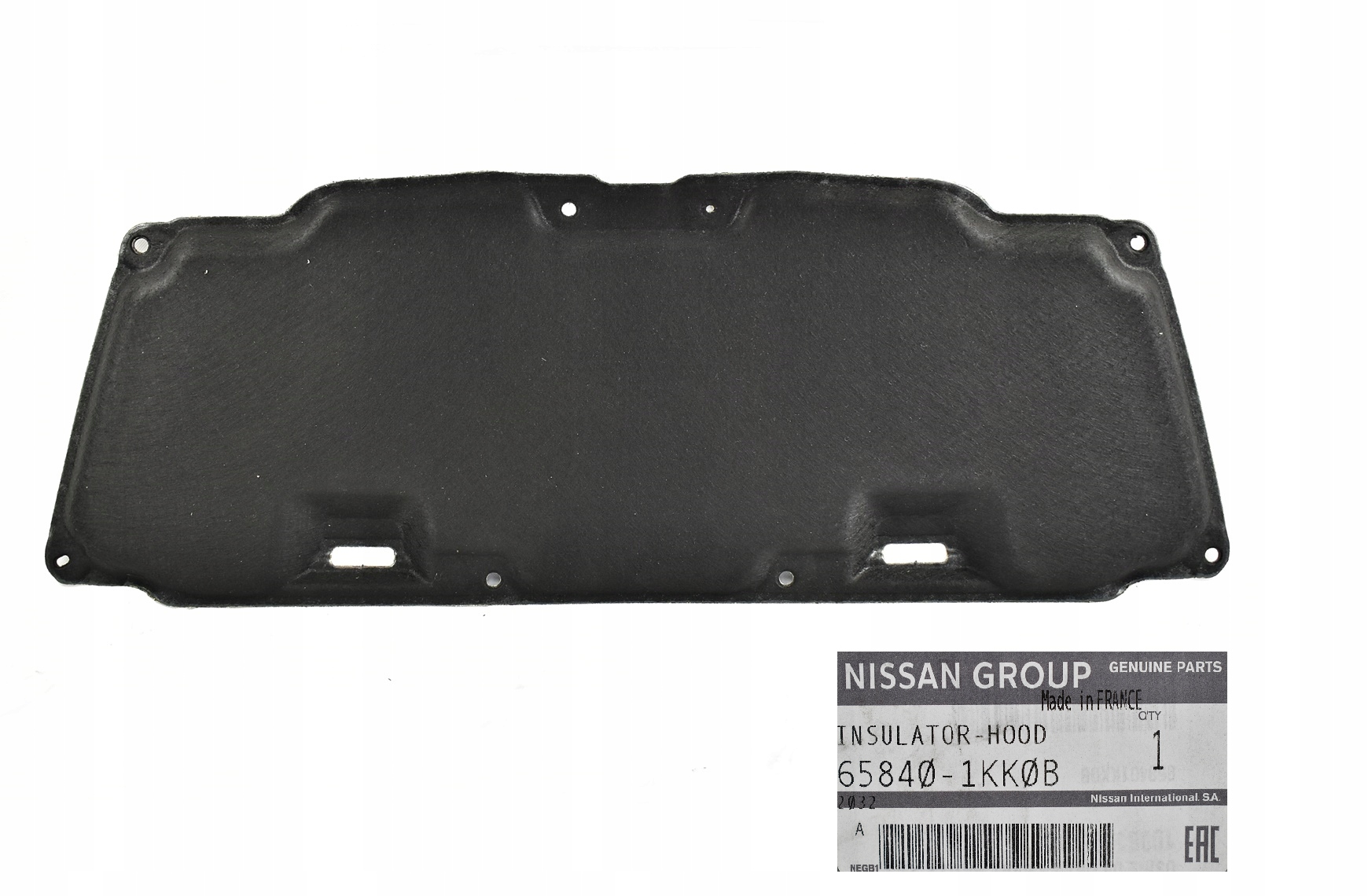 658401KK0B - OE NISSAN СОФИТ ЗВУКОИЗОЛЯЦИЯ КАПОТА JUKE ОРИГИНАЛ