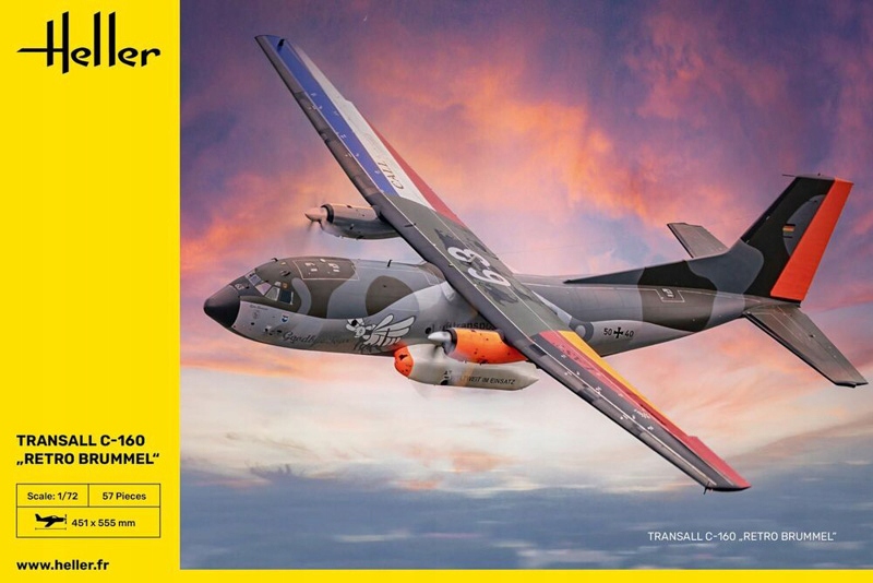 Transall C-160 Retro Brummel Heller 80358 S. 1/72