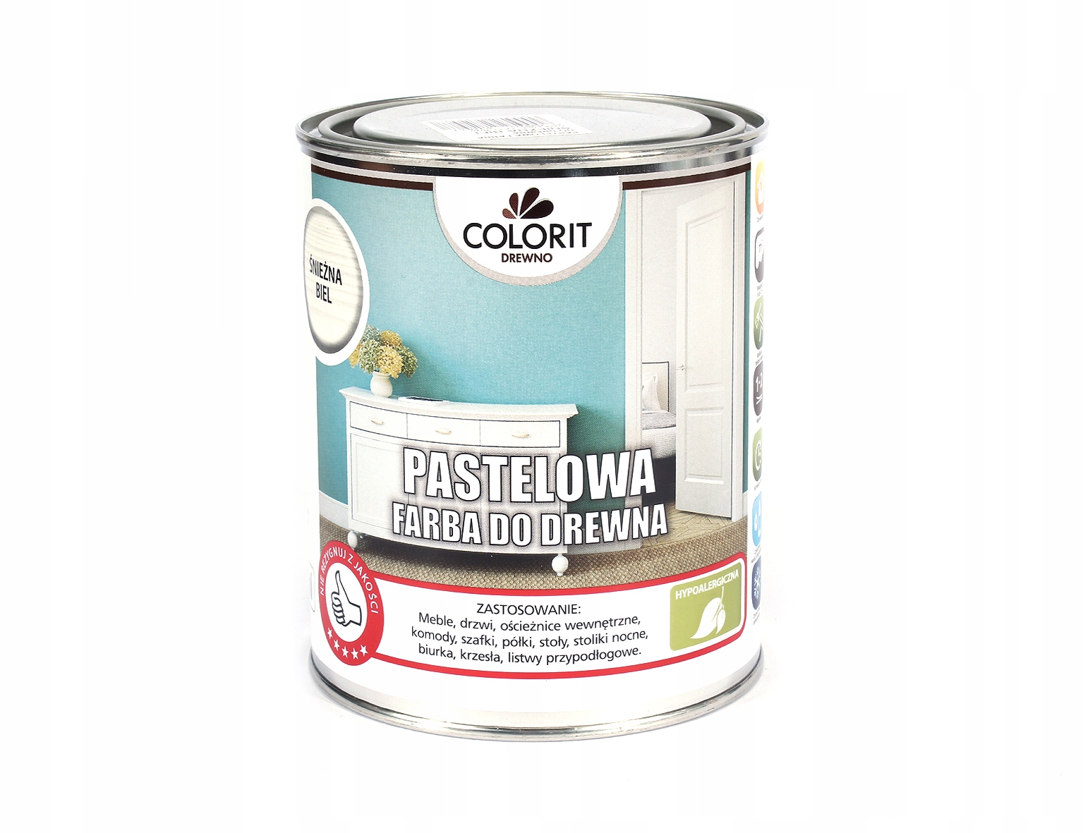 

Pastelowa Farba Do Drewna 750ml Colorit
