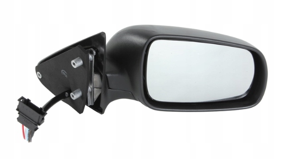 Skoda Octavia A 1997-2010 Elektrické Zrcátko Pravé Velké 5 Pin Nové Černé