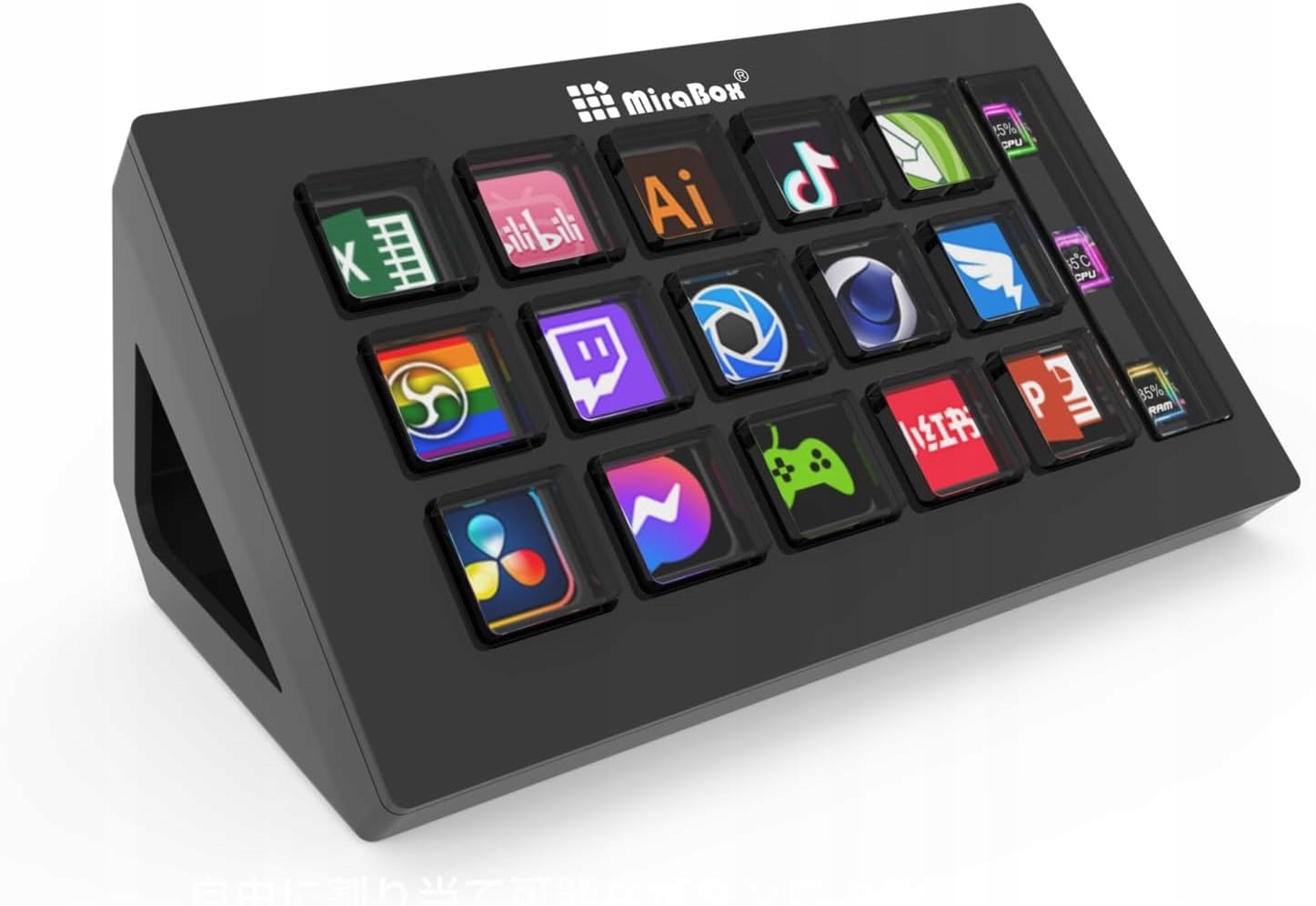 Profesionální Streamovací Konzole Vapourd Stream Deck Rekordér