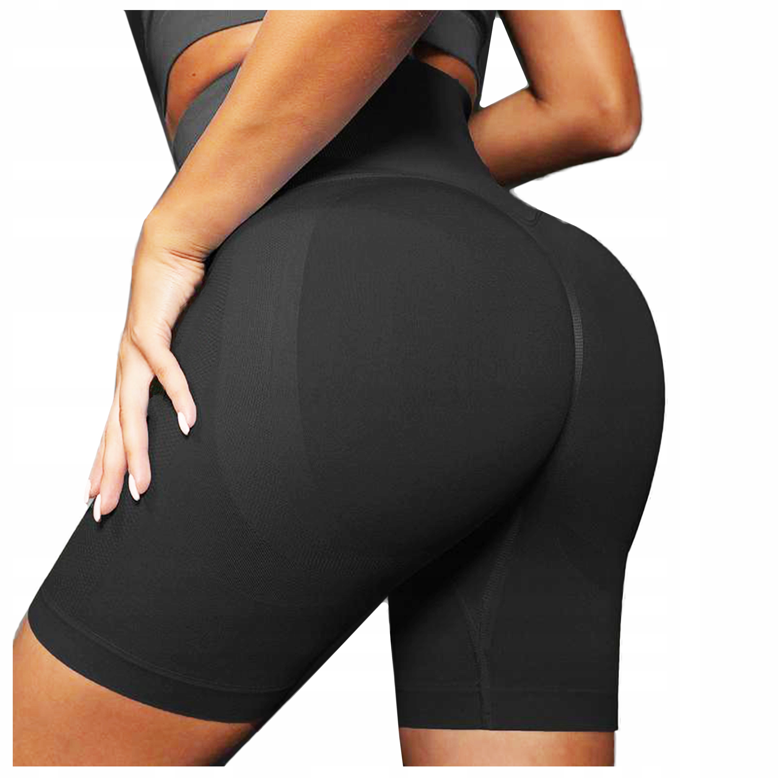 

Szorty sportowe spodenki Push Up wysoki stan S