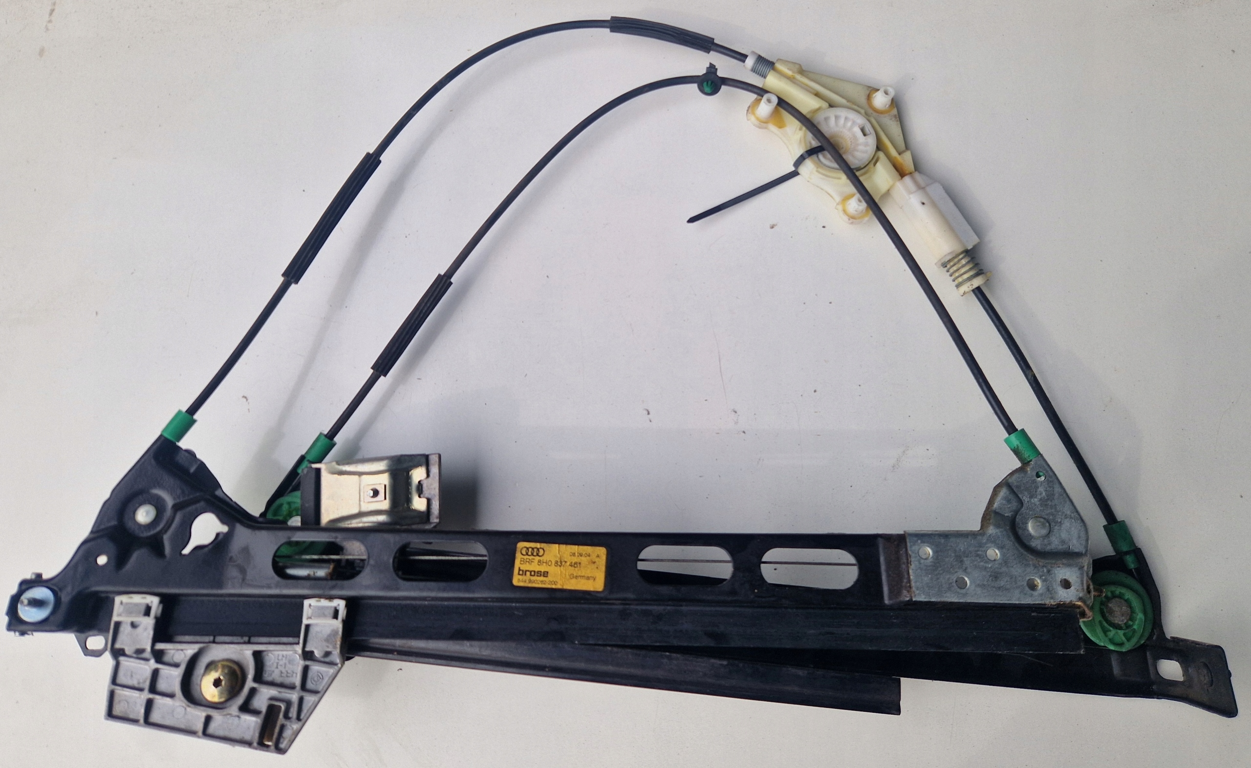 MECHANIZM PODNOŚNIK SZYBY LEWY PRZÓD AUDI A4 B6 B7 CABRIO