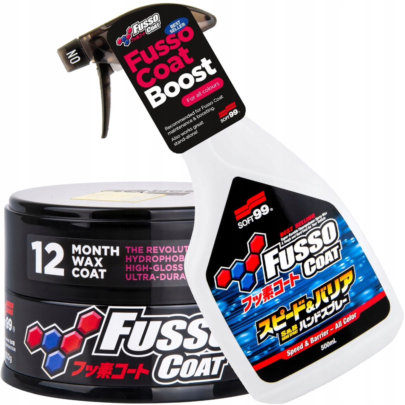 Soft99 Dark Light Speed Barrier Набор Темный Авто