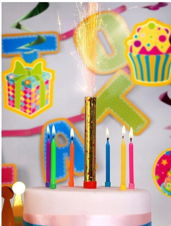 Fontanna Tortowa Świeczka Raca Na Tort 1szt. EAN (GTIN) 5901238656470