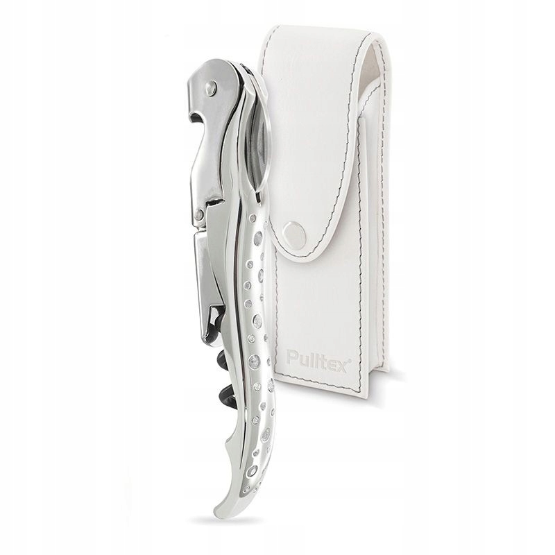 Vývrtka Pulltap´s Classic zdobená kryštálmi Swarovski Chromová