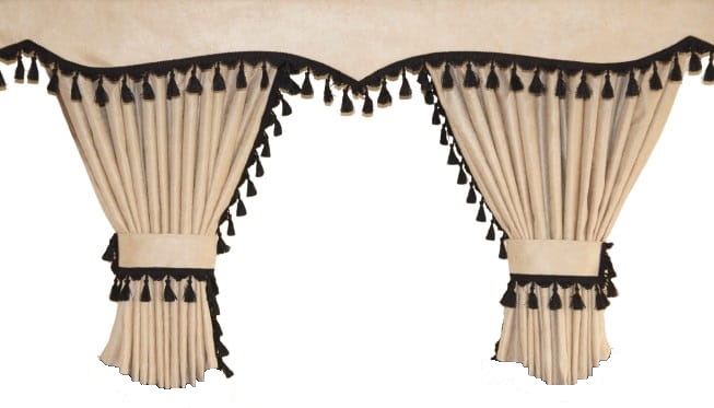 Zasłona TIR typu Standard, klasyczna - SCANIA do 2017 - poprzeczka mała EAN (GTIN) 5906109094597