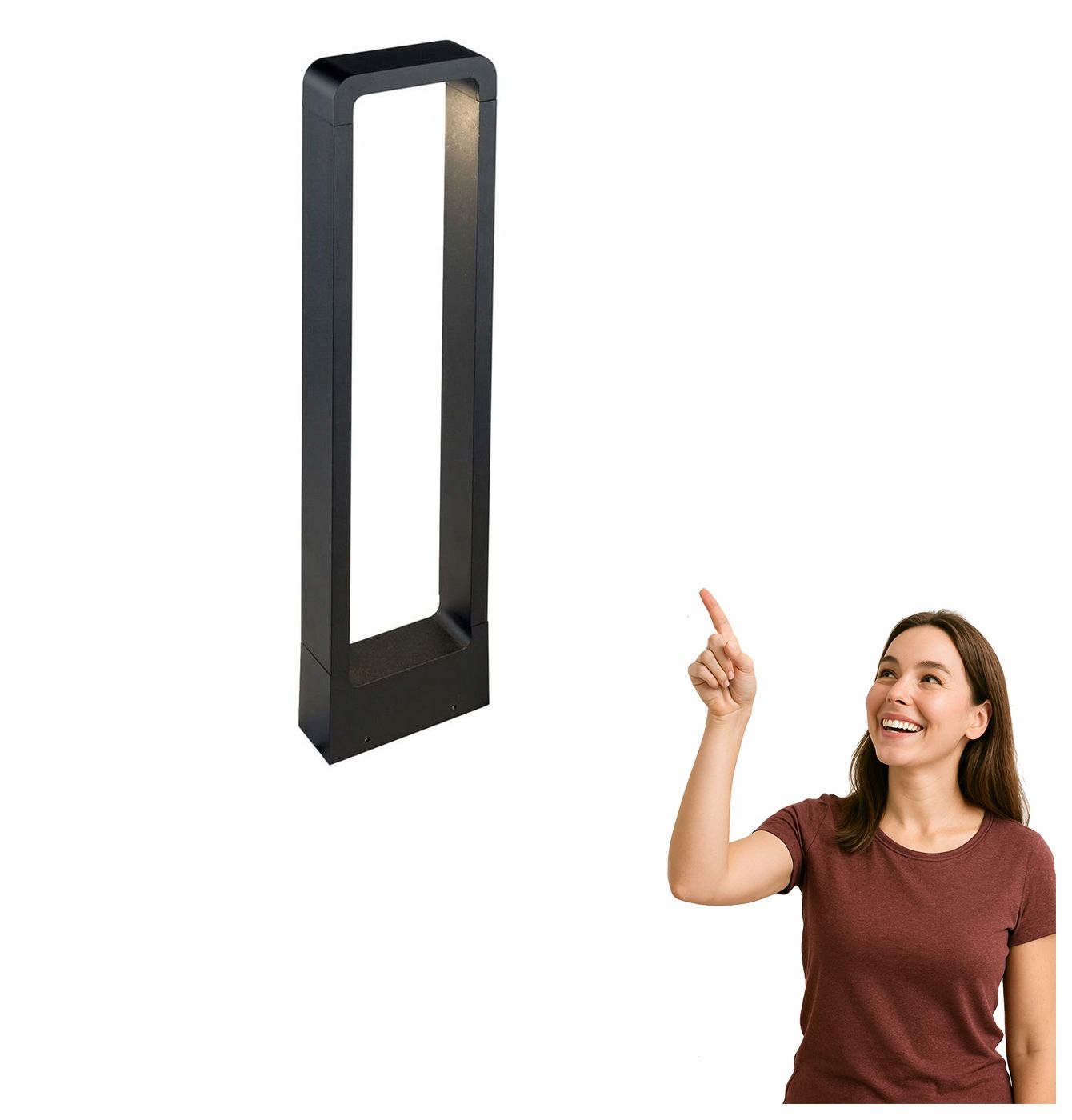 Záhradná stĺpová lampa Thika Led 9W Nowodvorski