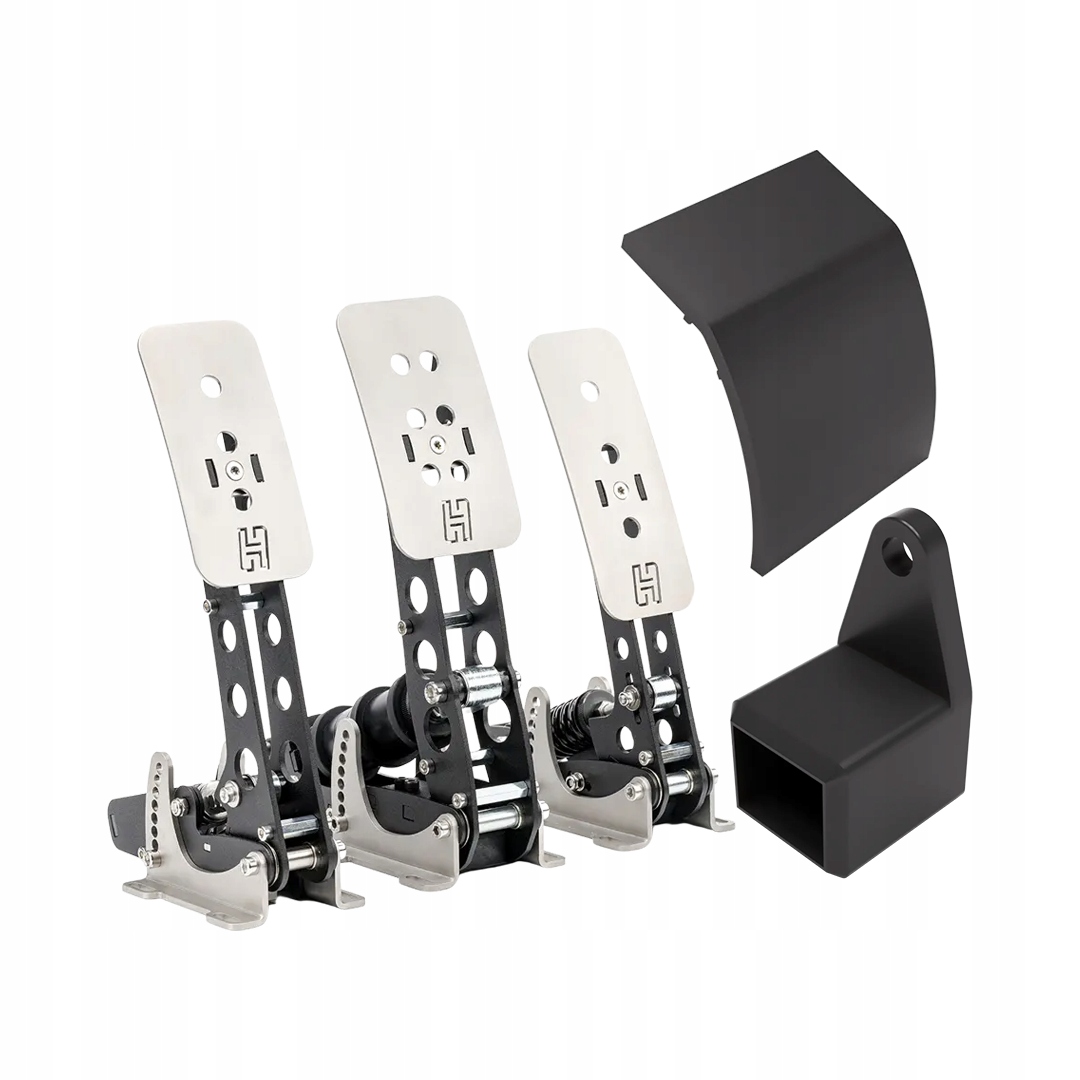 Manipulatory nożne Heusinkveld Sprint – Czarne, Zestaw 3 pedałów Gratisy