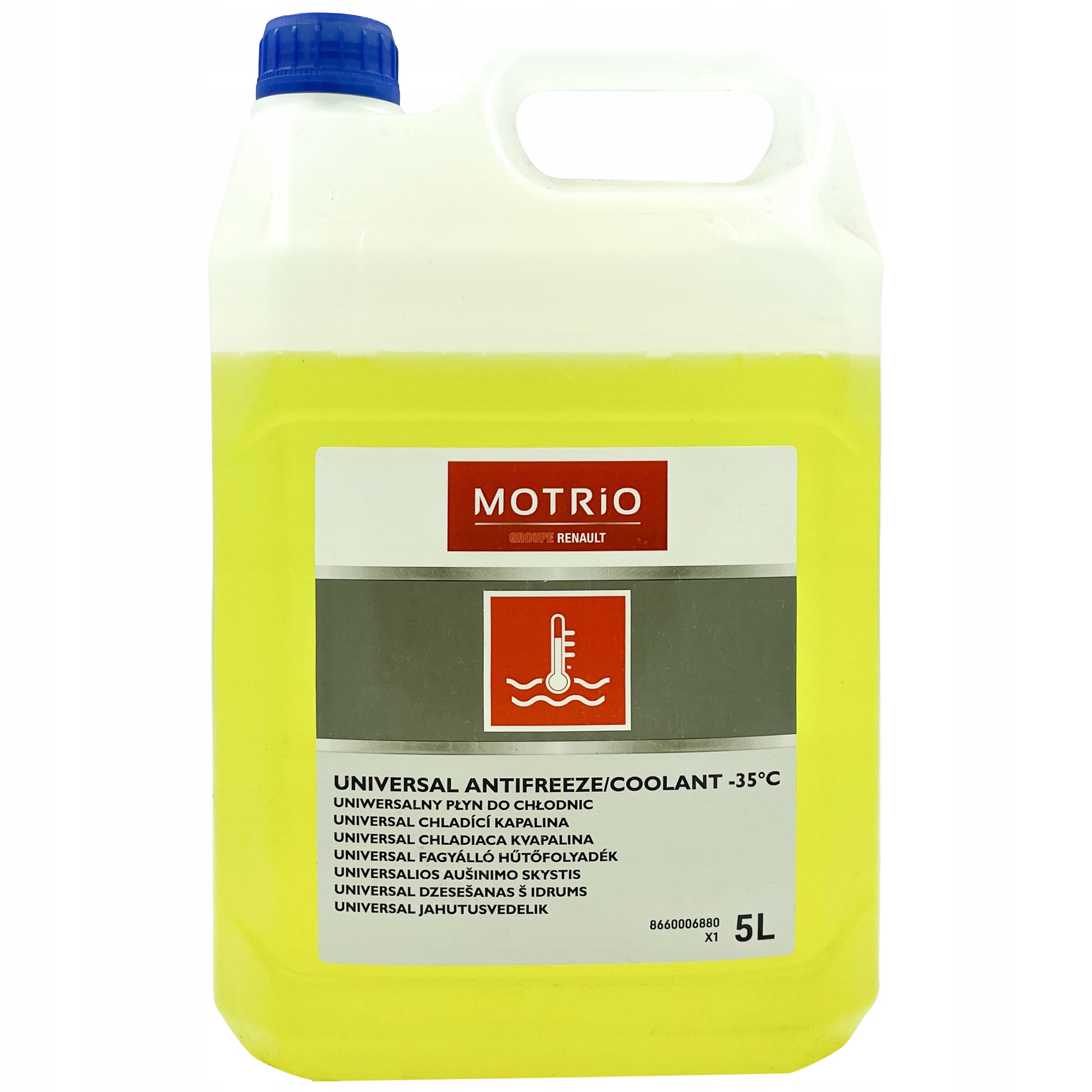 Płyn Do Chłodnic Renault Motrio 5 Litrów -35 Oryginał .