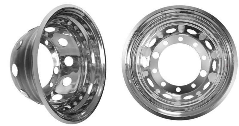 Kolpak Kolesa 22,5" Nierdzew.tyl Vložený S Otvorom, Na Disky 9,00 JK-112102