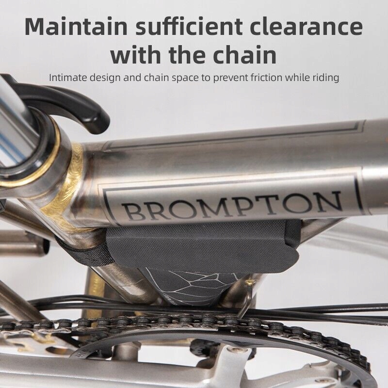ROCKBROS Torba na Ramę Roweru Torba trójkątna Wyjmowana do Brompton 0,32L Pojemność 0.32 l