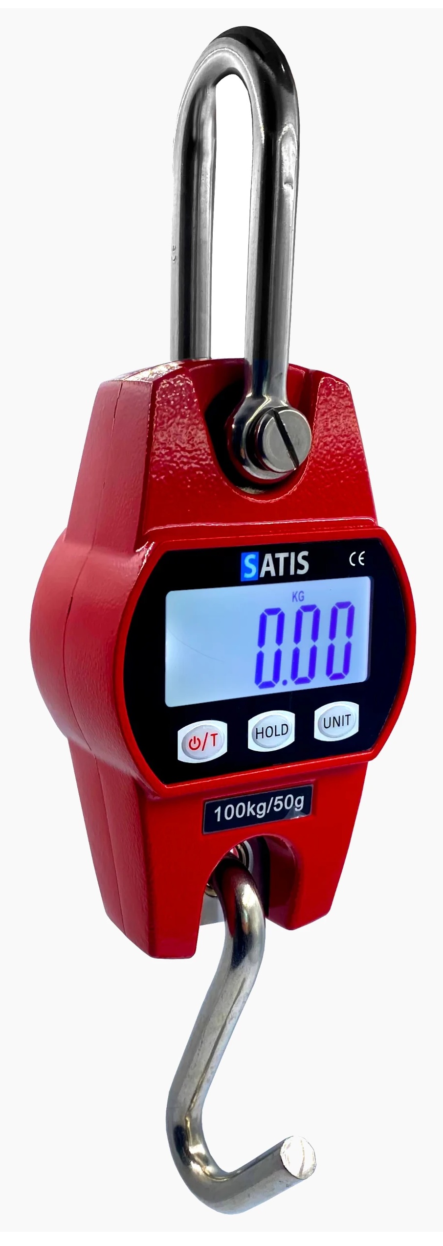 Elektronická závěsná háková váha 100 kg 50 g Akumulátor Satis Ocs-st