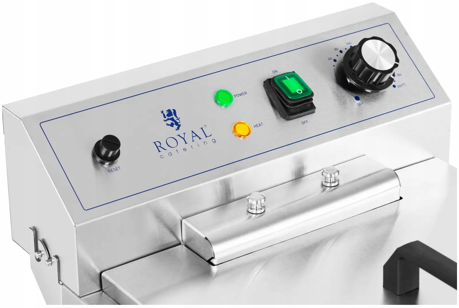 Frytownica gastron na szafce 13L 5000W Royal Catering RCPKF-13DSH 10012012