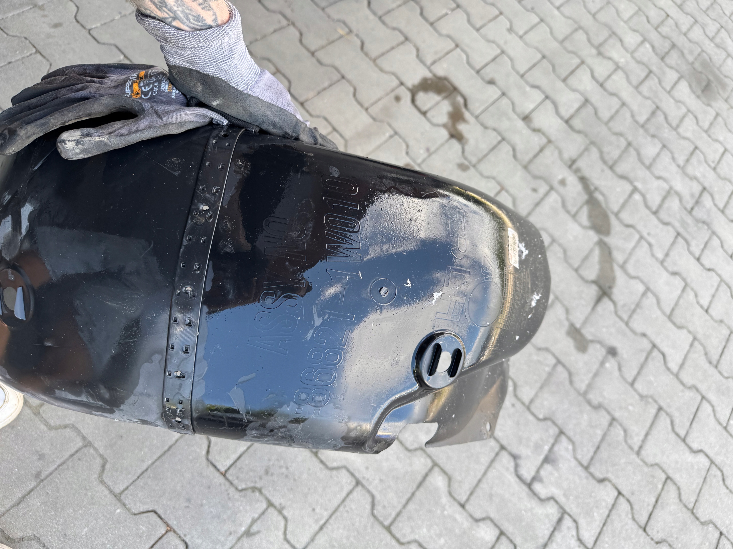 mudguard left rear. KIA RIO III 86823-1W010