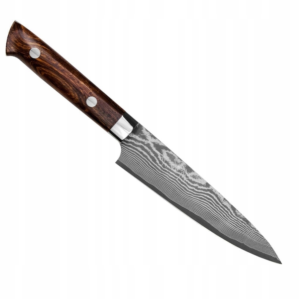 Takeshi Saji Iw Ručne kovaný VG-10 Japonský kuchynský nôž Univerzálny 13 cm