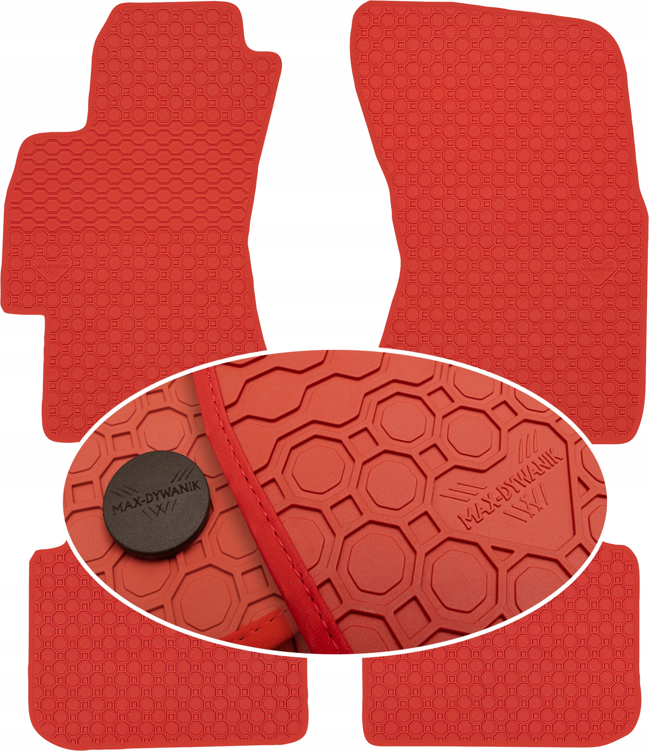 Subaru Impreza III 2007-2011 Koberce Červené