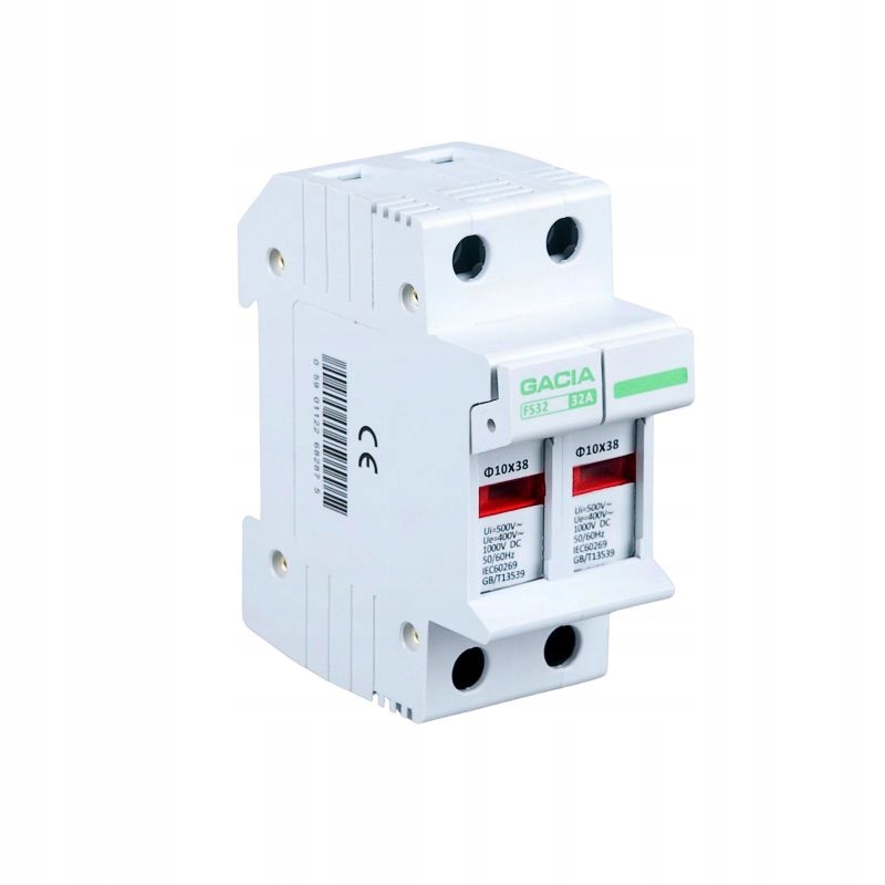 

Podstawa Bezpiecznikowa Rozłącznik DC 2P 10x38