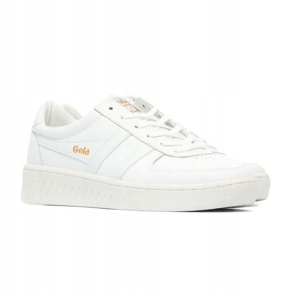 Bílé kožené boty Gola Grandslam Leather dámské CLA567WW 42